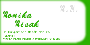 monika misak business card