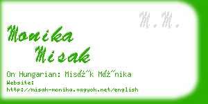 monika misak business card